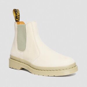 Dr. Martens Cream Ankle Boots